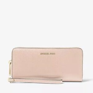 Michael Kors Continental Wristlet Wallet in Blossom new with tags